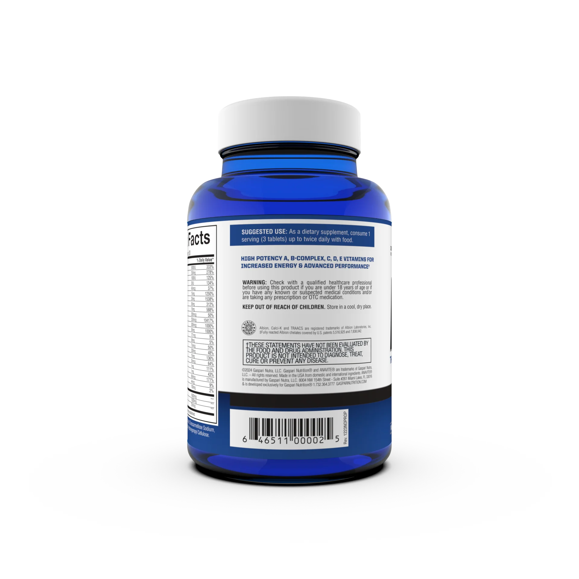 Anavite Tablets – Advanced Multivitamin for Performance & Recovery - Image 7