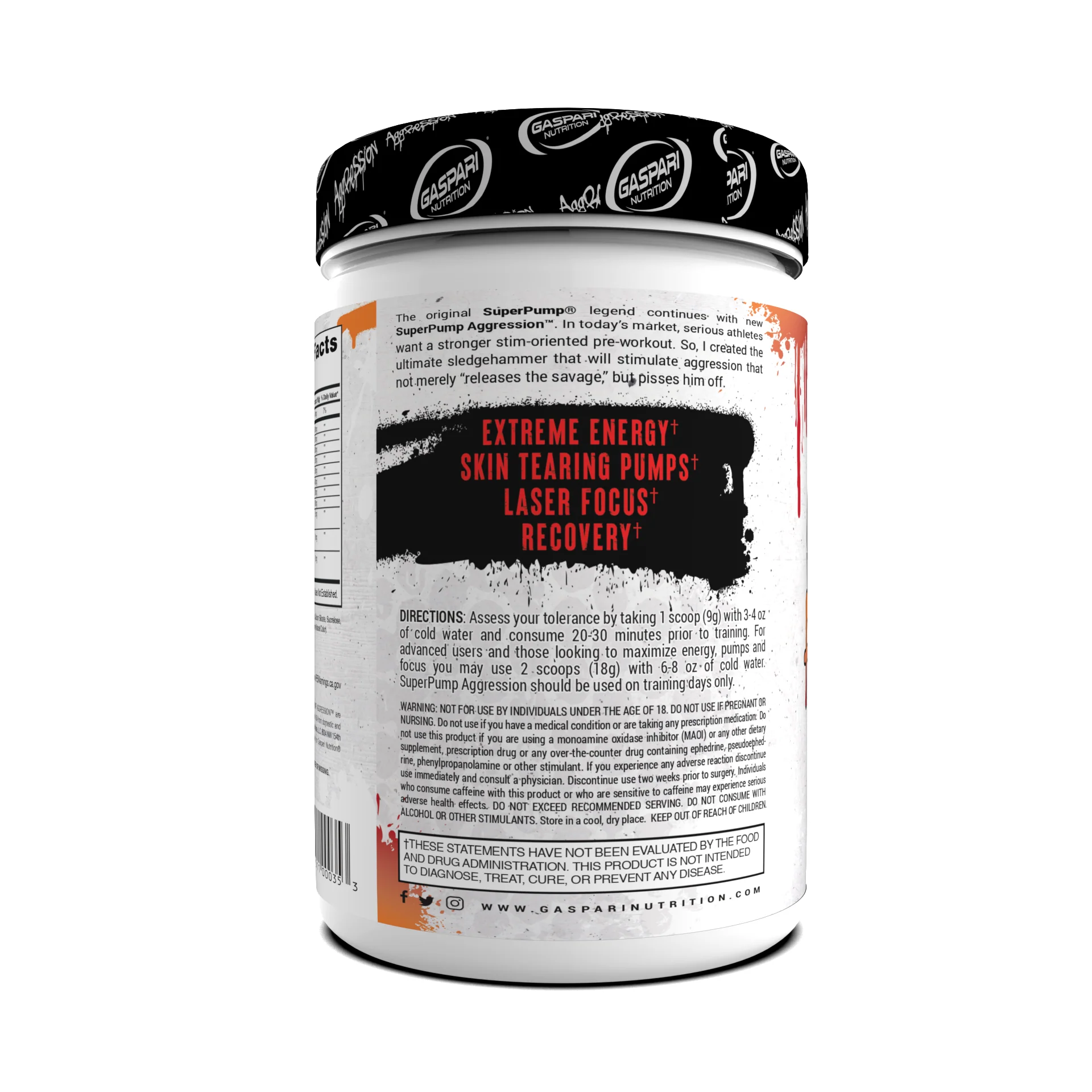 Pre-Workout SuperPump Aggression – Next-Gen Energy & Pump Booster (20/40 Serving) - Image 12