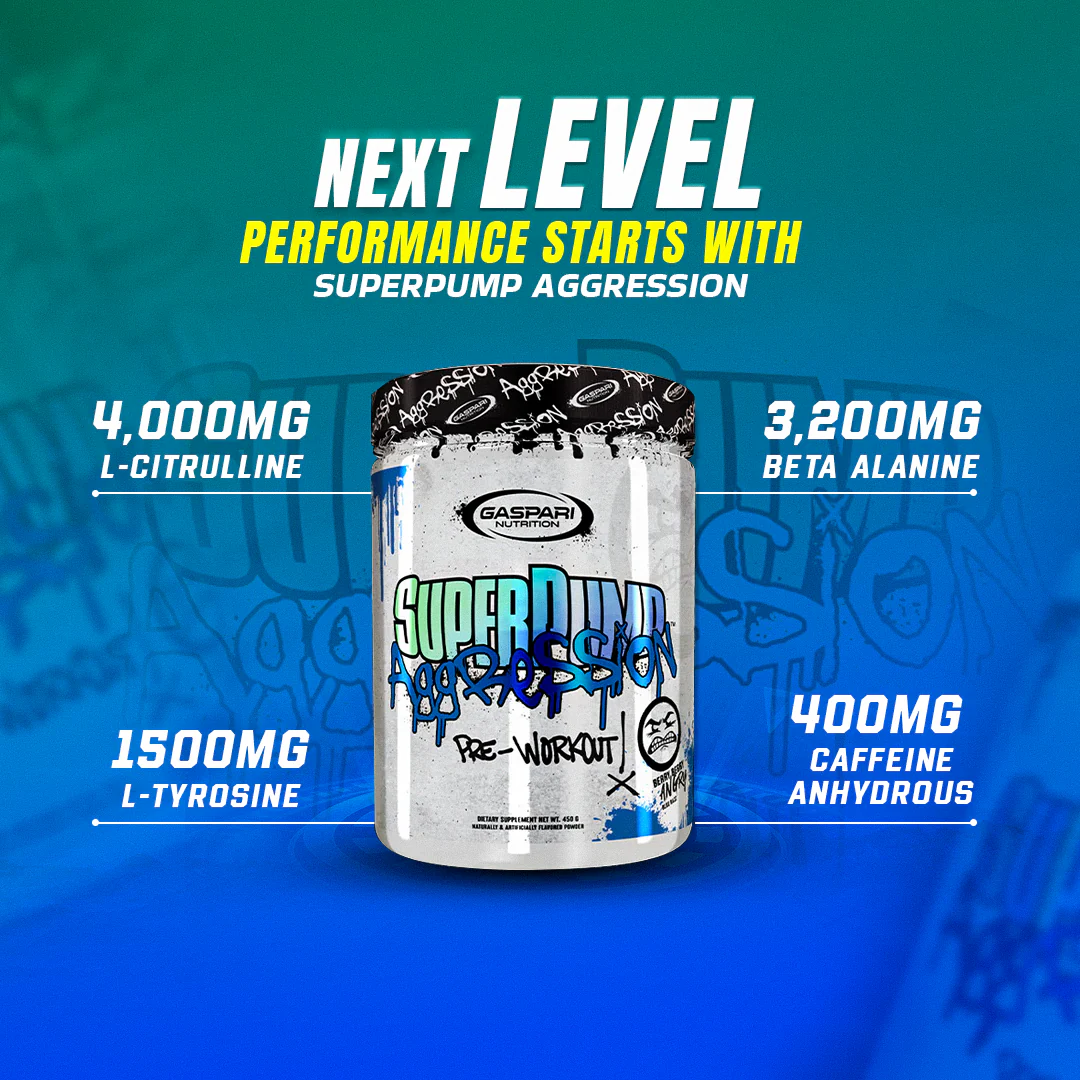 Pre-Workout SuperPump Aggression – Next-Gen Energy & Pump Booster (20/40 Serving) - Image 5